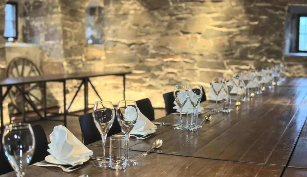 House for the gatherings of the Norwegian guilds in the Middle Ages.